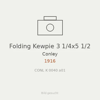 Folding Kewpie 3 1/4x5 1/2
