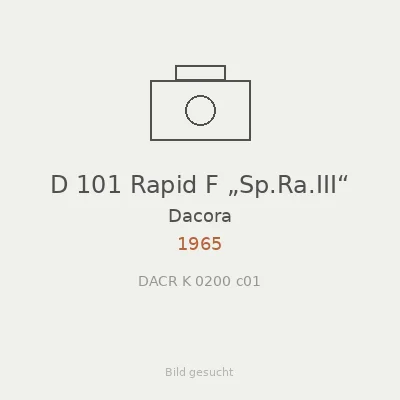 D 101 Rapid F „Sp.Ra.III“