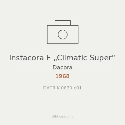 Instacora E „Cilmatic Super“