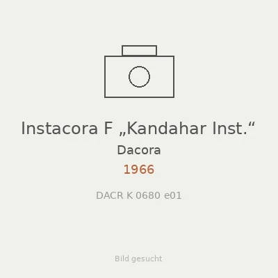 Instacora F „Kandahar Inst.“