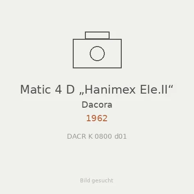 Matic 4 D „Hanimex Ele.II“