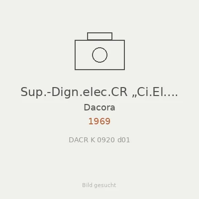 Sup.-Dign.elec.CR „Ci.El.3002“