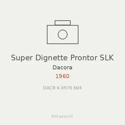 Super Dignette Prontor SLK