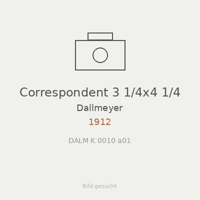 Correspondent 3 1/4x4 1/4