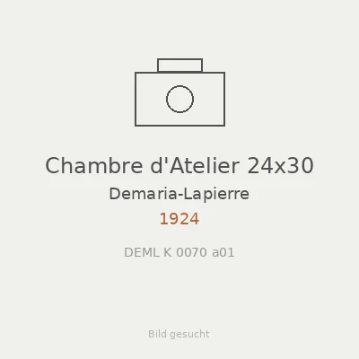 Chambre d'Atelier 24x30