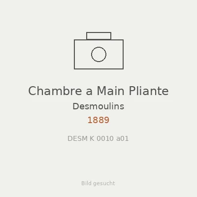 Chambre a Main Pliante