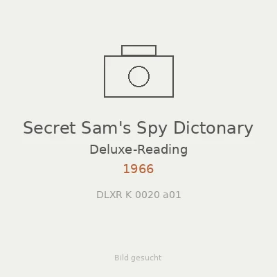 Secret Sam's Spy Dictonary