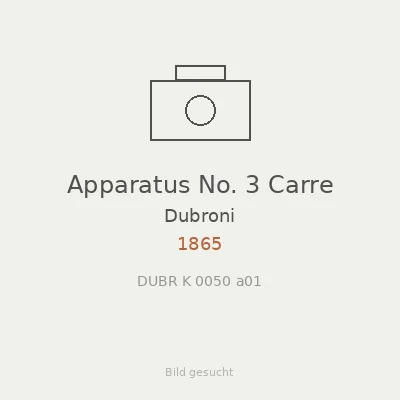 Apparatus No. 3 Carre