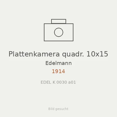 Plattenkamera quadr. 10x15