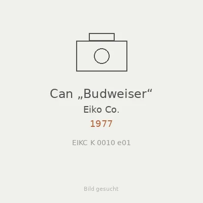 Can „Budweiser“