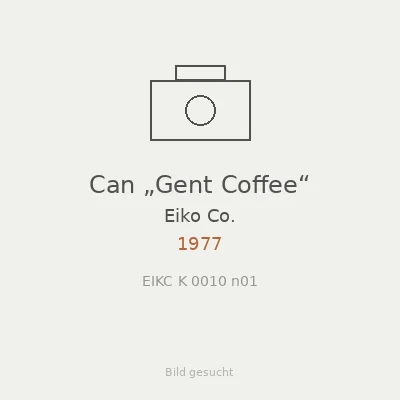 Can „Gent Coffee“