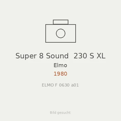Super 8 Sound  230 S XL