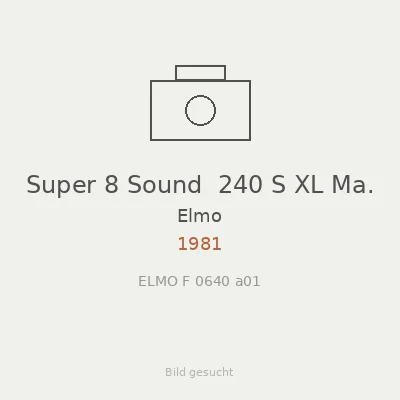 Super 8 Sound  240 S XL Ma.