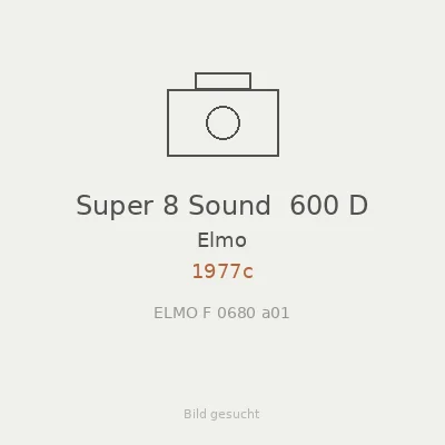 Super 8 Sound  600 D