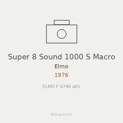Super 8 Sound 1000 S Macro