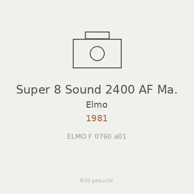 Super 8 Sound 2400 AF Ma.
