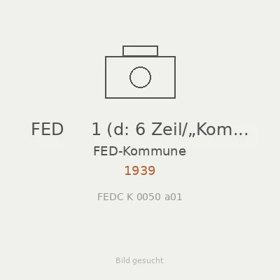 FED     1 (d: 6 Zeil/„Kombinat“)