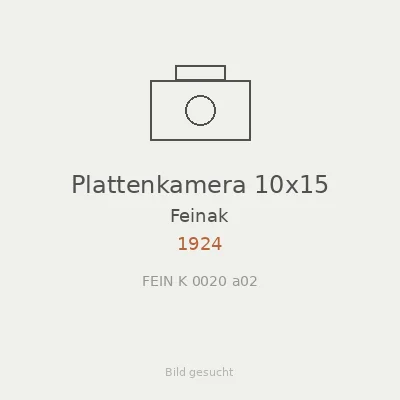 Plattenkamera 10x15