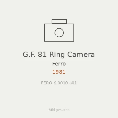 G.F. 81 Ring Camera