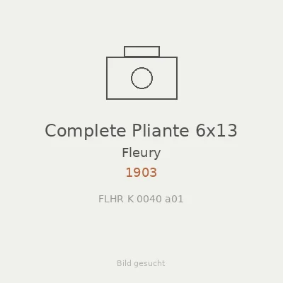 Complete Pliante 6x13