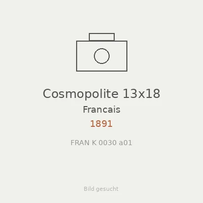 Cosmopolite 13x18