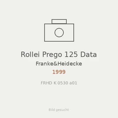 Rollei Prego 125 Data