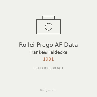 Rollei Prego AF Data