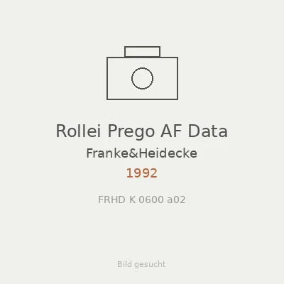 Rollei Prego AF Data