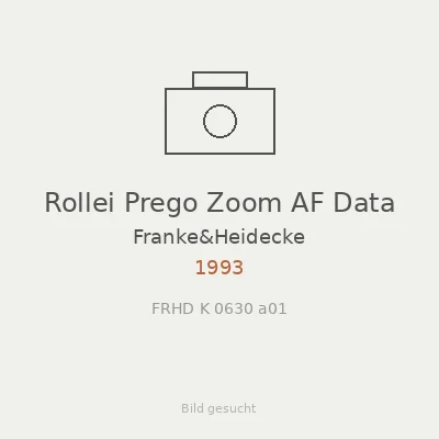 Rollei Prego Zoom AF Data