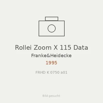 Rollei Zoom X 115 Data