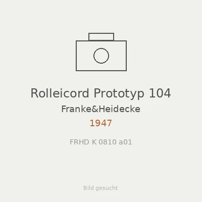 Rolleicord Prototyp 104