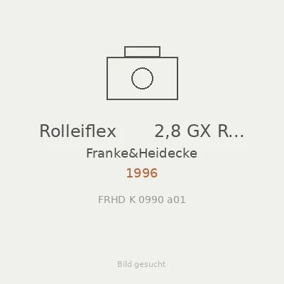 Rolleiflex       2,8 GX Royal