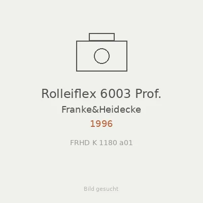 Rolleiflex 6003 Prof.