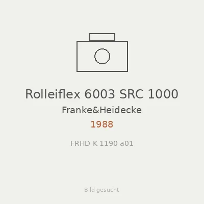 Rolleiflex 6003 SRC 1000