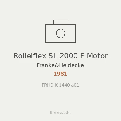 Rolleiflex SL 2000 F Motor