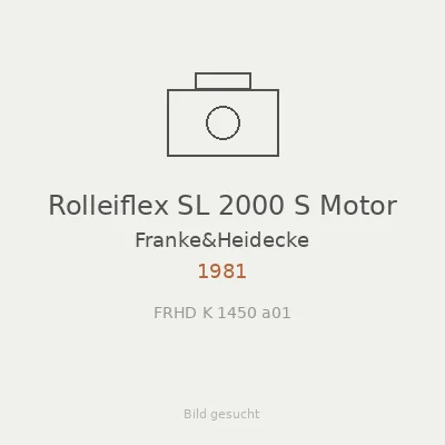 Rolleiflex SL 2000 S Motor
