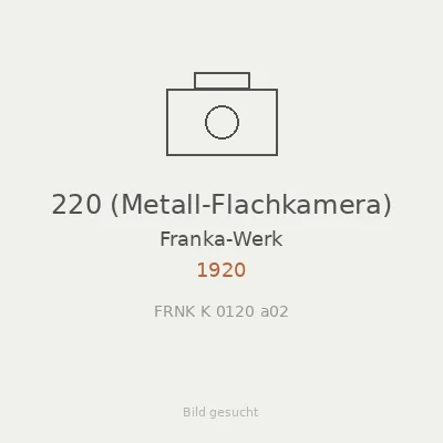 220 (Metall-Flachkamera)