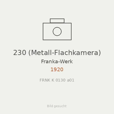 230 (Metall-Flachkamera)