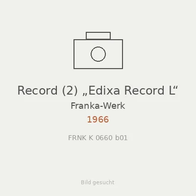 Record (2) „Edixa Record L“