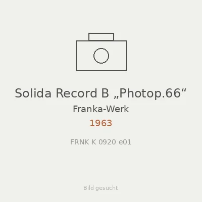 Solida Record B „Photop.66“