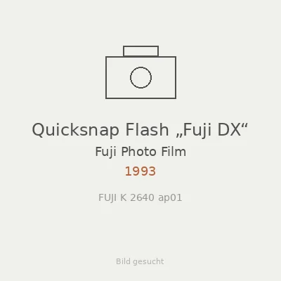 Quicksnap Flash „Fuji DX“