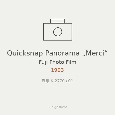 Quicksnap Panorama „Merci“