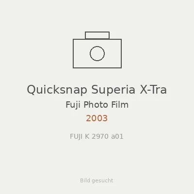 Quicksnap Superia X-Tra