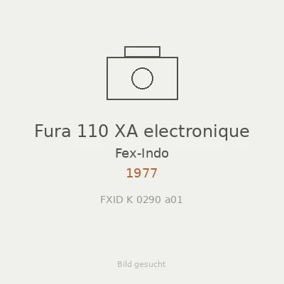 Fura 110 XA electronique
