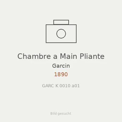 Chambre a Main Pliante