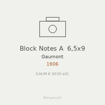 Block Notes A  6,5x9