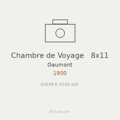 Chambre de Voyage   8x11