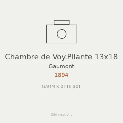 Chambre de Voy.Pliante 13x18