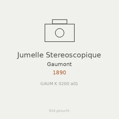 Jumelle Stereoscopique