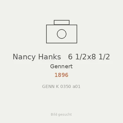 Nancy Hanks   6 1/2x8 1/2